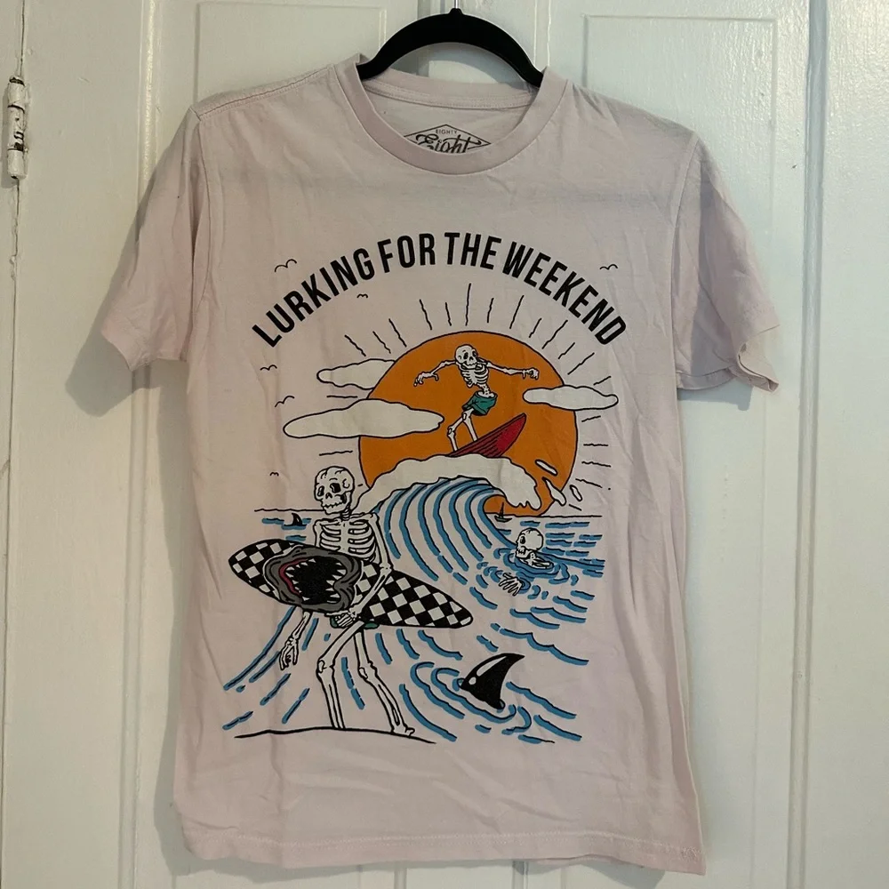 Zumiez Lurking For The Weekend Short Sleeve Shirt - Picture 2 of 5